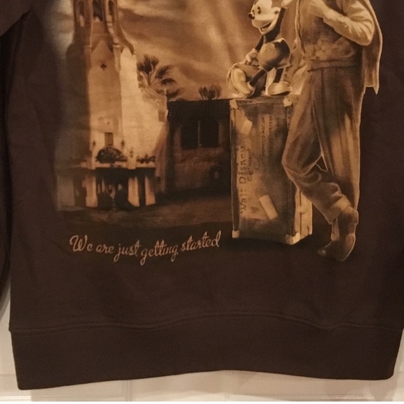 MICKEY MOUSE SWEATSHIRT WALT DISNEY HOODIE Womens size Small - Picture 4 of 15